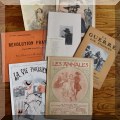 C07. Antique French ephemera. 